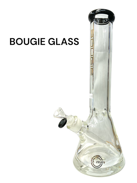 Tall 14” BOUGIE GLASS water pipe