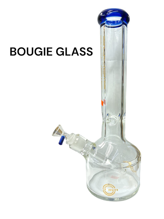 14” BOUGIE GLASS water pipe