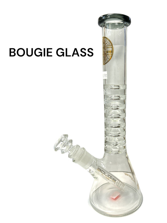 12” BOUGIE GLASS water pipe