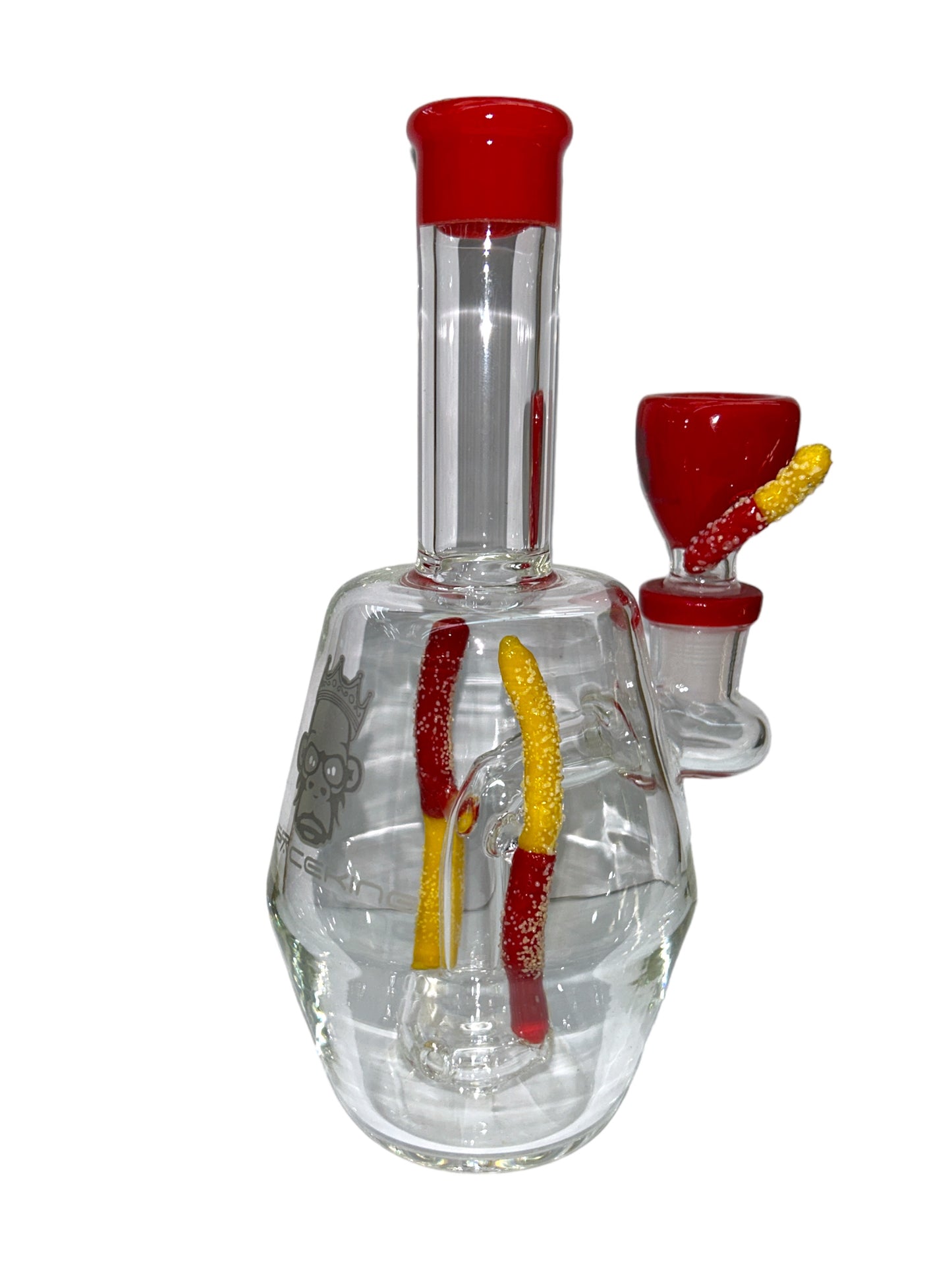 7” SPACEKING Gummy Worm Water Pipe