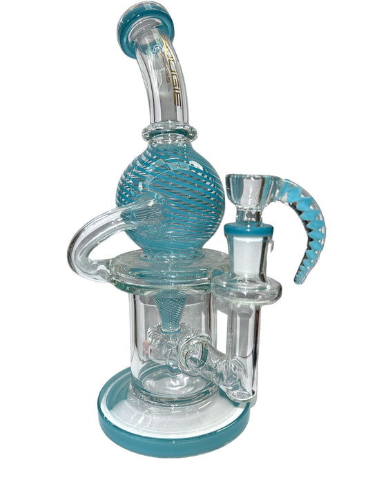 10” BOUGIE GLASS Water Pipe